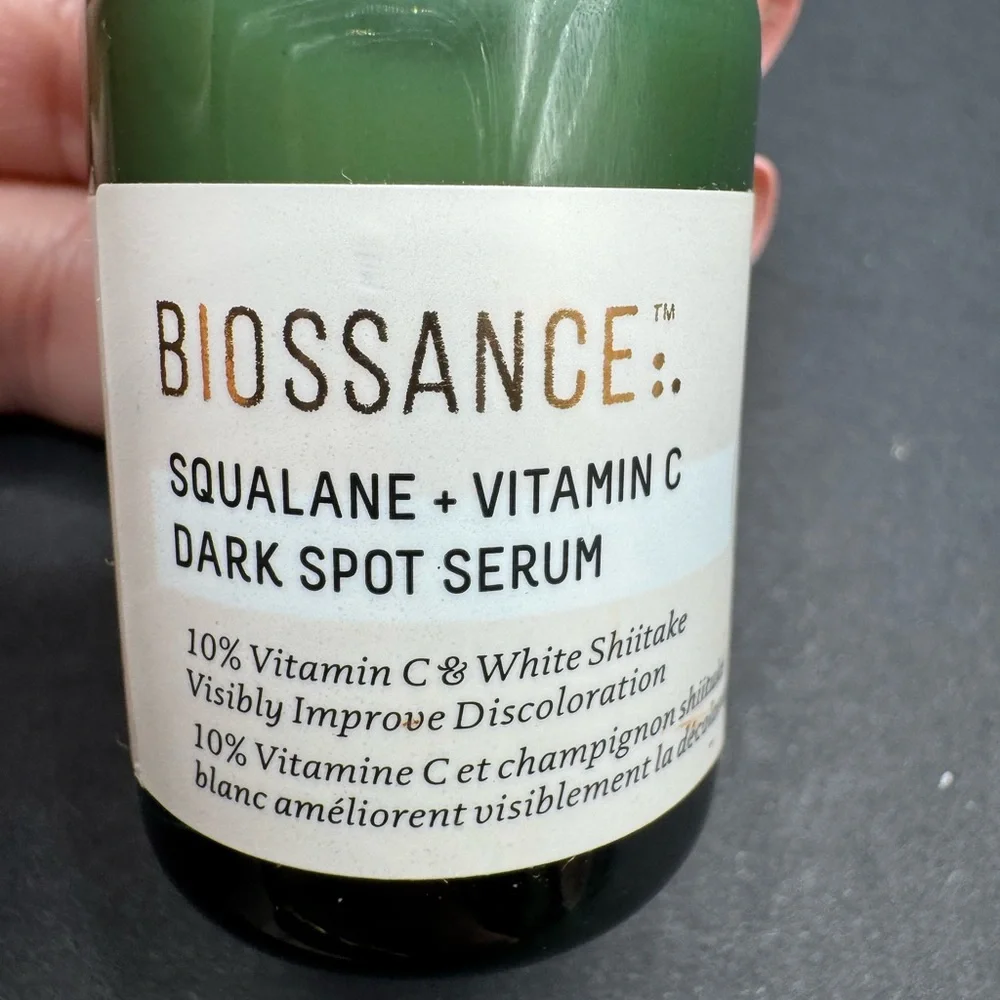 NWT Biossance Squalane + Vitamin C Dark Spot Serum - 0.5 fl oz